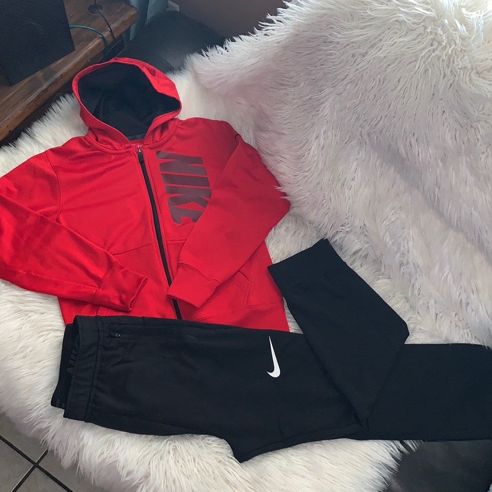 Nike Dry for hoodie jacket jogger pants sz m/l